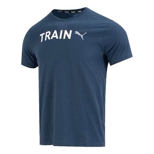 

Футболка graphic train t-shirt 'navy' Puma, синий