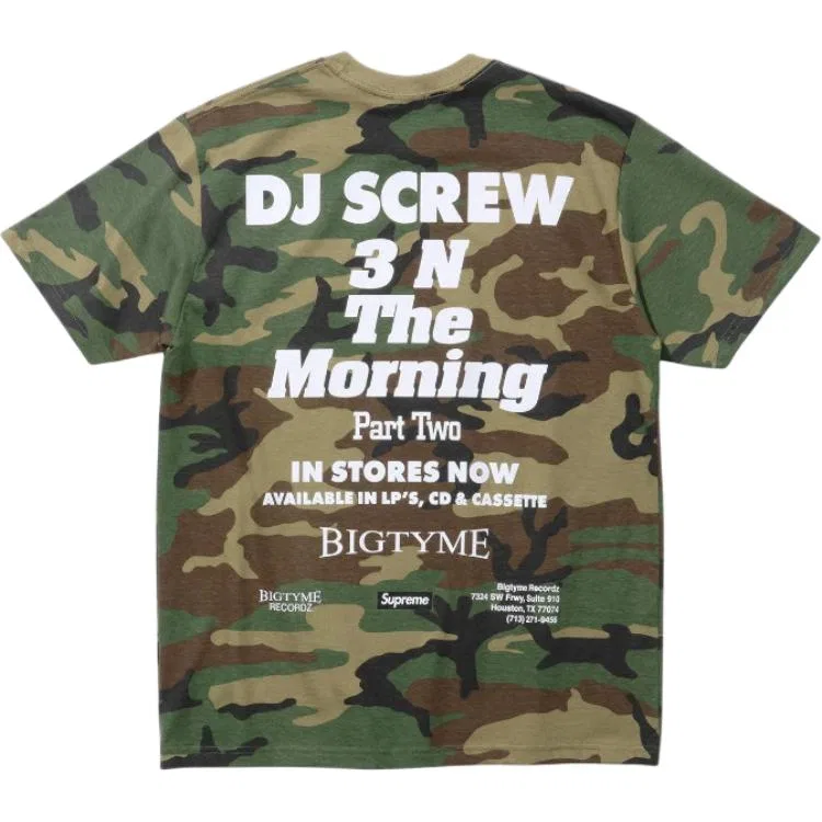 Футболка x DJ Screw SS26 WEEK6 SUC Tee, унисекс Supreme, Woodland Camouflage — фото 3