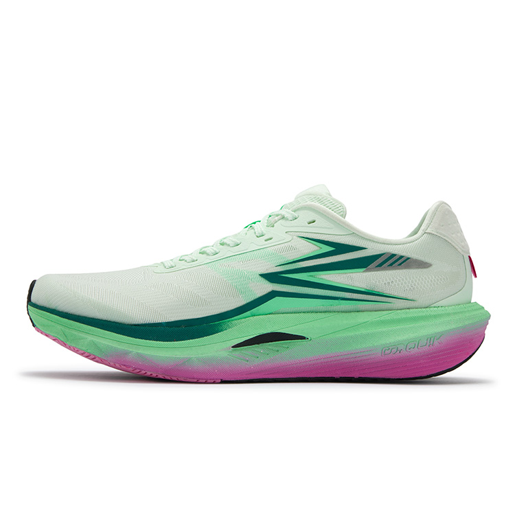 

361° Кроссовки Racing Track Xiaoqiang с амортизацией, износостойкие, нескользящие, низкие, для бега, унисекс, Foam Teal