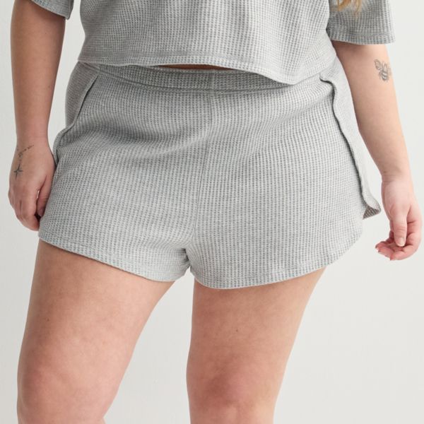 

Юниорские высокие шорты с вафельной резинкой Dolphin So, цвет gray fox heather
