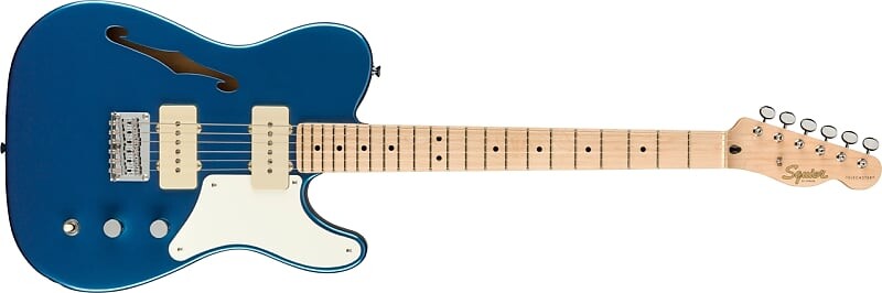 

Электрогитара Squier 0377020502 Paranormal Cabronita Telecaster Thinline, Maple Fingerboard, Parchment Pickguard, Lake Placid Blue