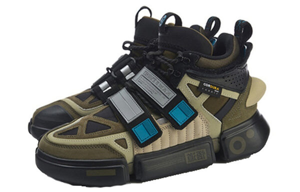 Кроссовки essence ace x 2019 парижская неделя моды Li-Ning, зеленый — фото 3