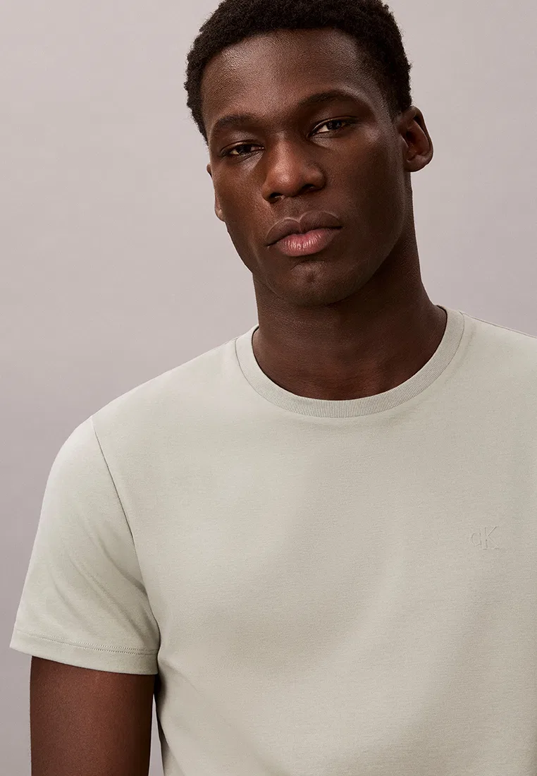 Футболка, монограмма, Calvin Klein Jeans, цвет Shadow — фото 3