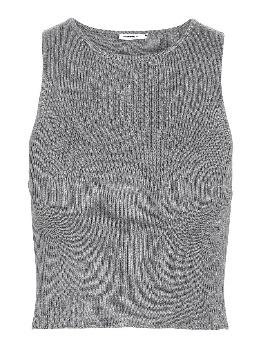 

Вязаный топ Noisy may Knitted Top KAYLA, темно-серый