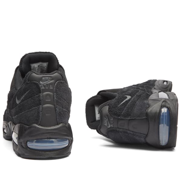 Кроссовки Air Max 95 Big Bubble Zip Nike, черный, anthracite metalic cool серый & белый — фото 4