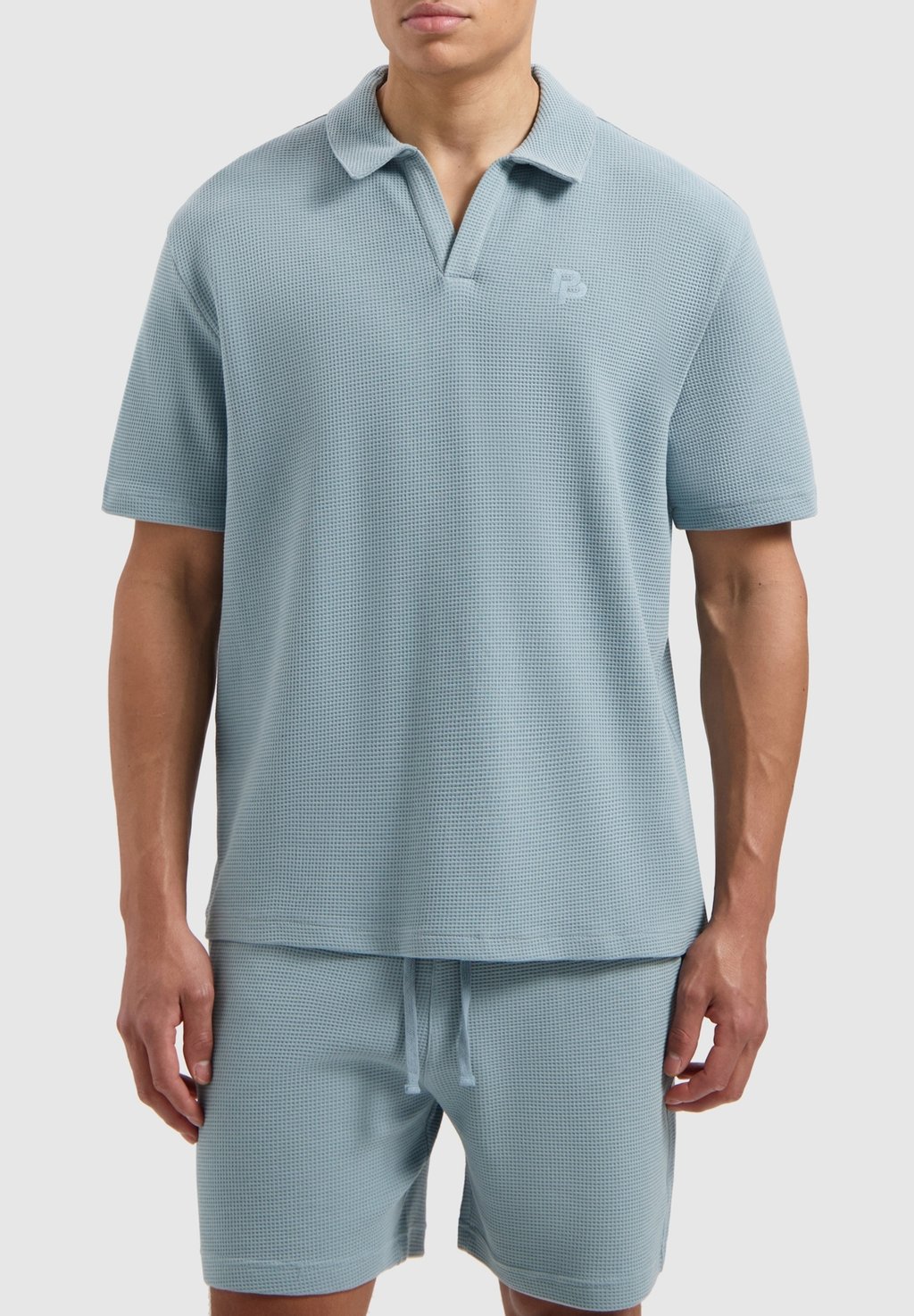 

Рубашка поло LOOSE FIT Pure Path, сине-серый