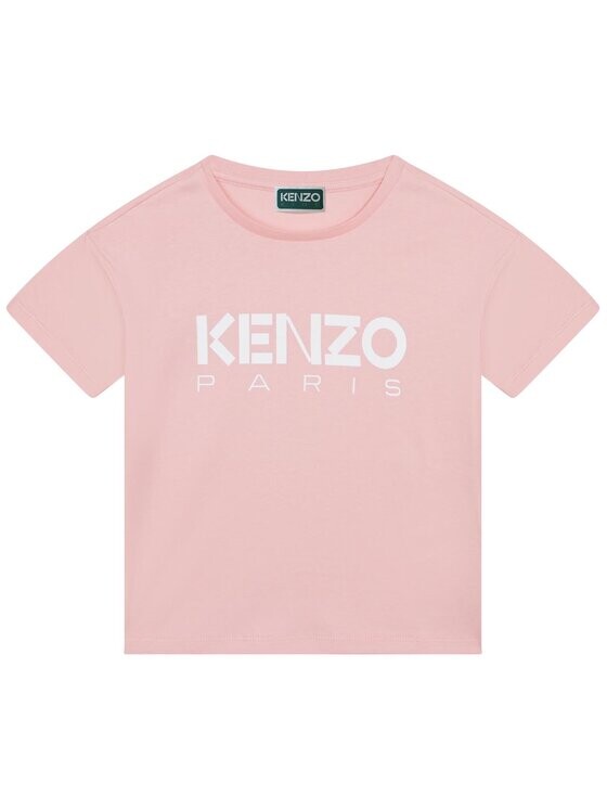 

Футболка стандартного кроя Kenzo Kids, розовый