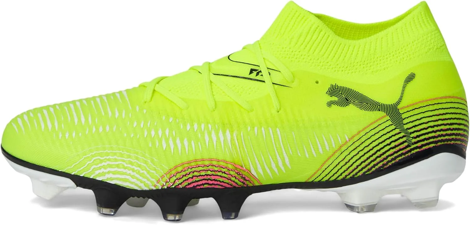 Футбольные бутсы Puma Men's Future 8 Match для твердого и искусственного покрытия, желтый/черный — фото 4