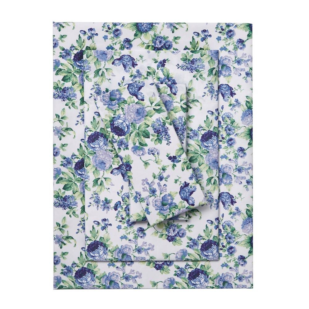 

BrylaneHome Bed Tite Комплект простыней из микрофибры, цвет Blue Floral