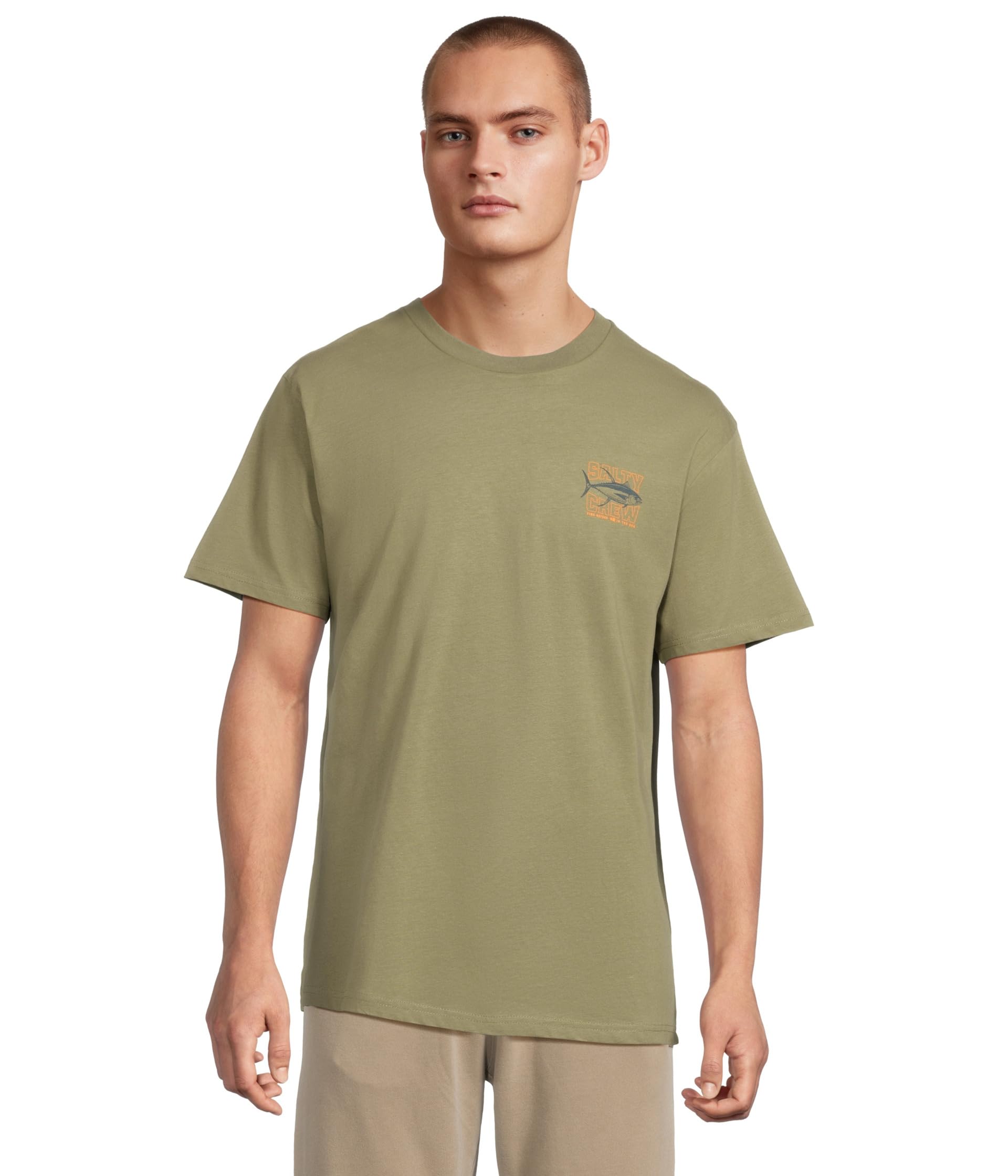 

Футболка Salty Crew Big Game Classic Short, цвет Dusty Olive