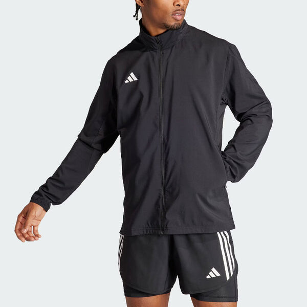 Куртка adizero essentials беговая куртка азиатские размеры Adidas, черный — фото 2