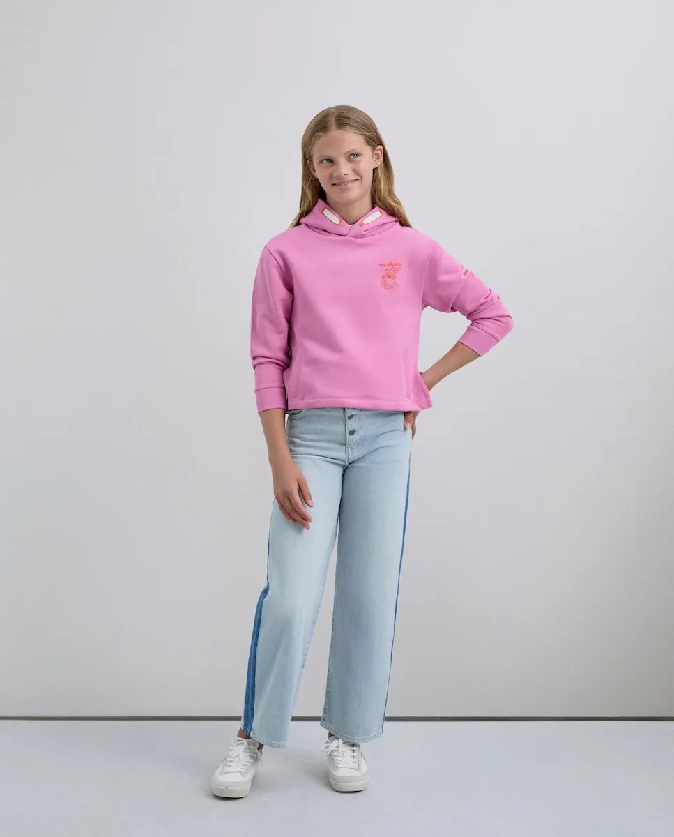 

Детская толстовка с капюшоном и кенгуру-карманами Scalpers, розовый