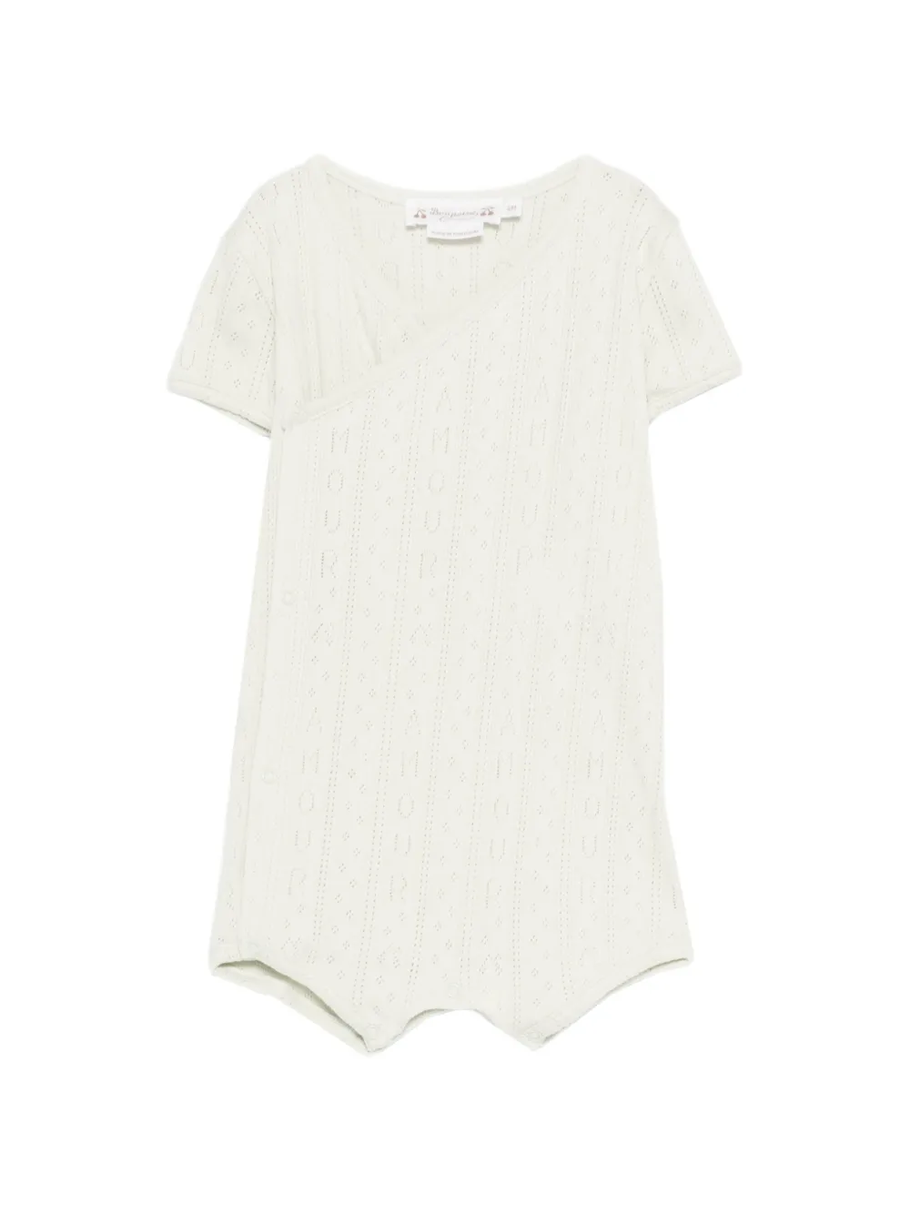 

Вязаный боди Landon Bonpoint, зеленый