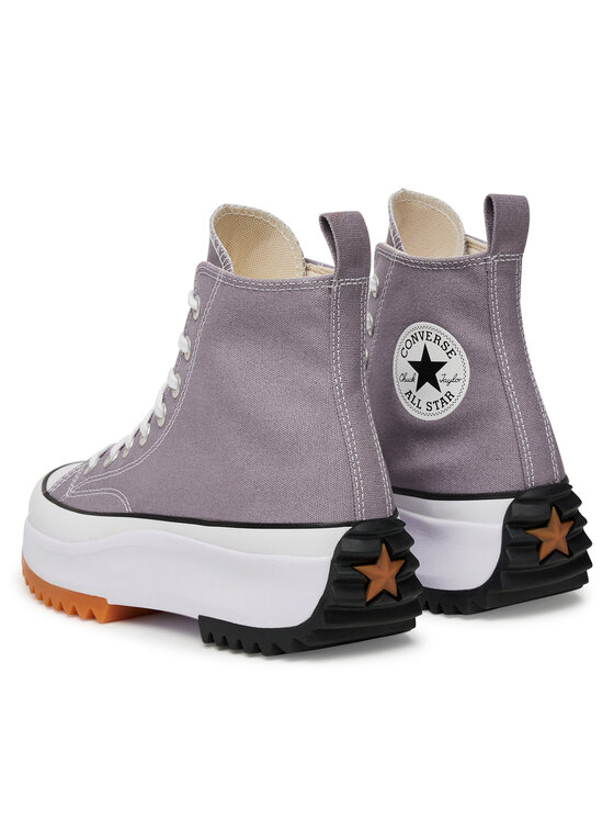 Тканевые кроссовки Run Star Hike Platform A10666C Converse, коричневый — фото 3
