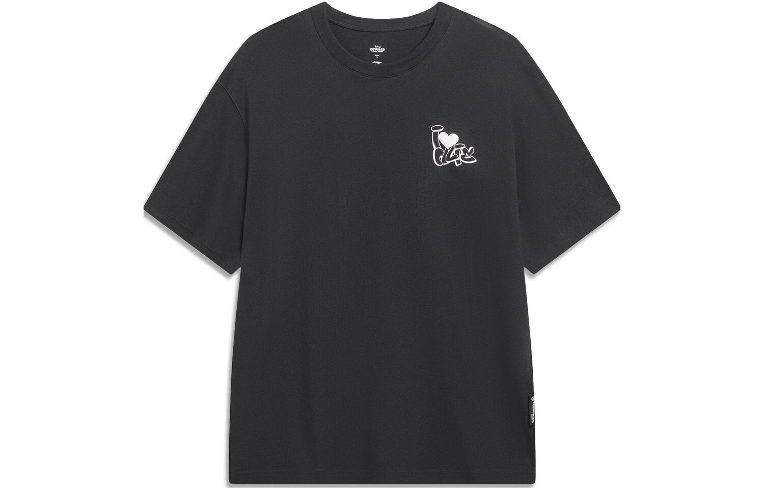 

Футболка Disney X Disney унисекс, черная Lining, черный
