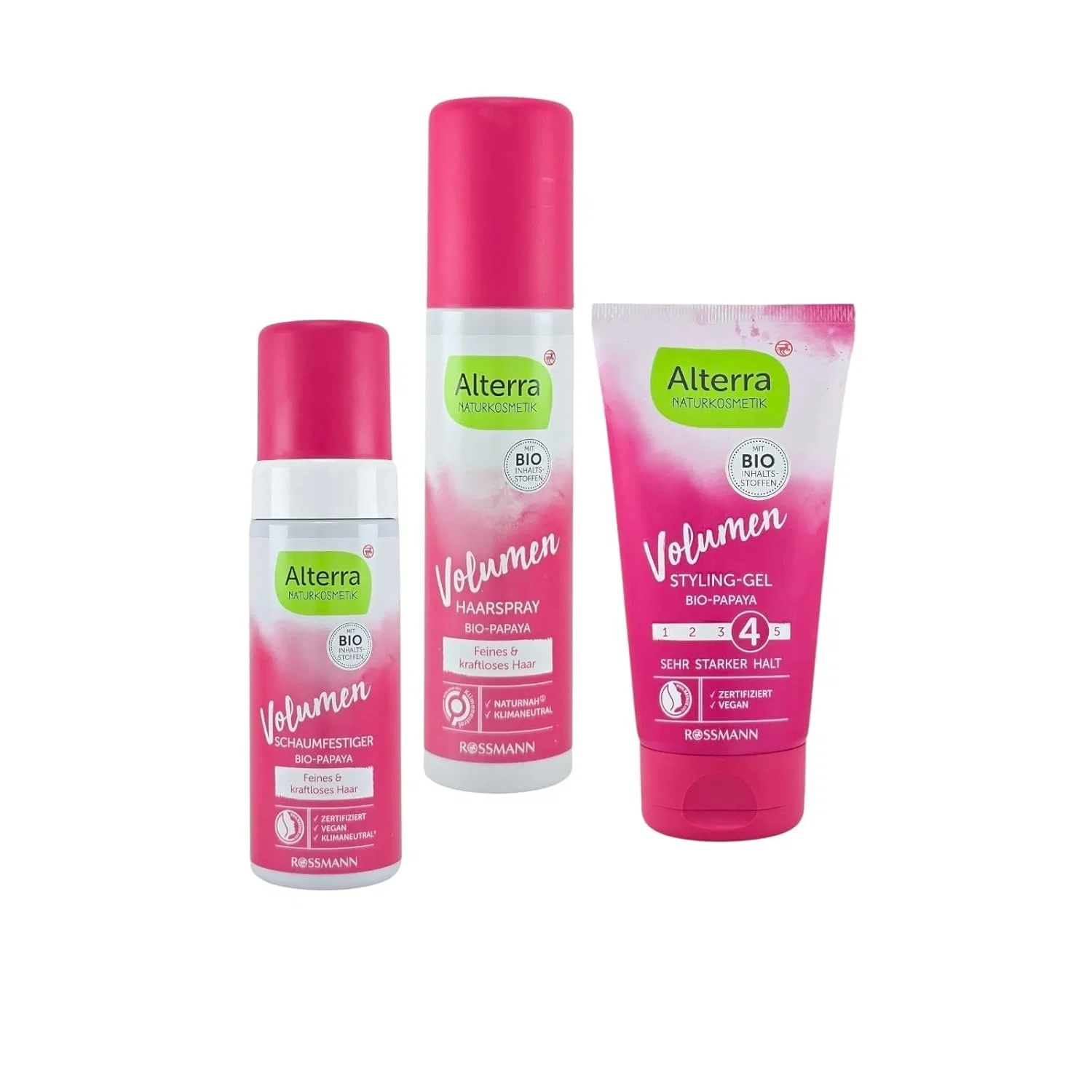 Набор для укладки волос «Volume Hair Styling Set» от Alterra Generisch