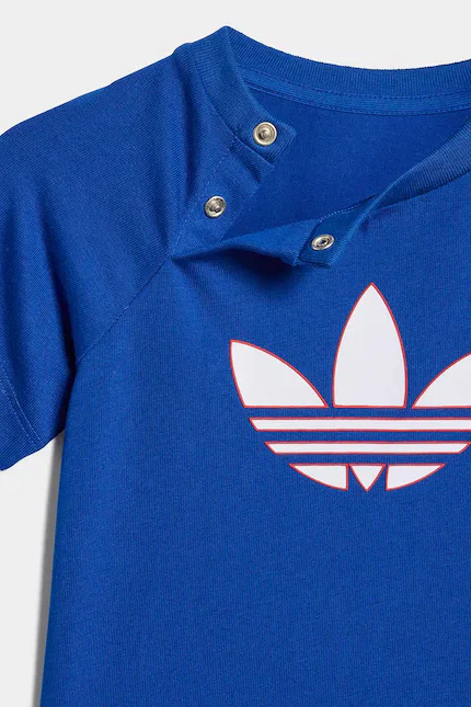Футболка из мягкого хлопка T-shirt Adidas Originals, синий — фото 3