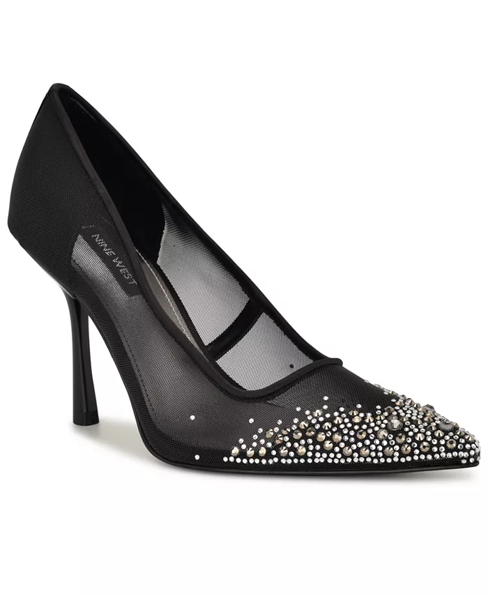 Женские балетки Jamiey на шпильке Nine West, черный