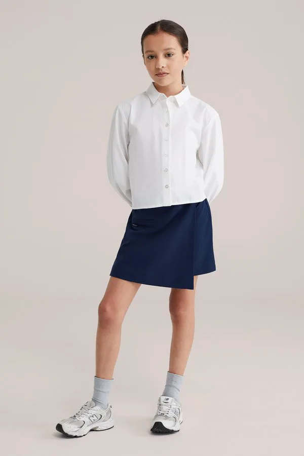 Мини-Юбка We Fashion, Dark Blue