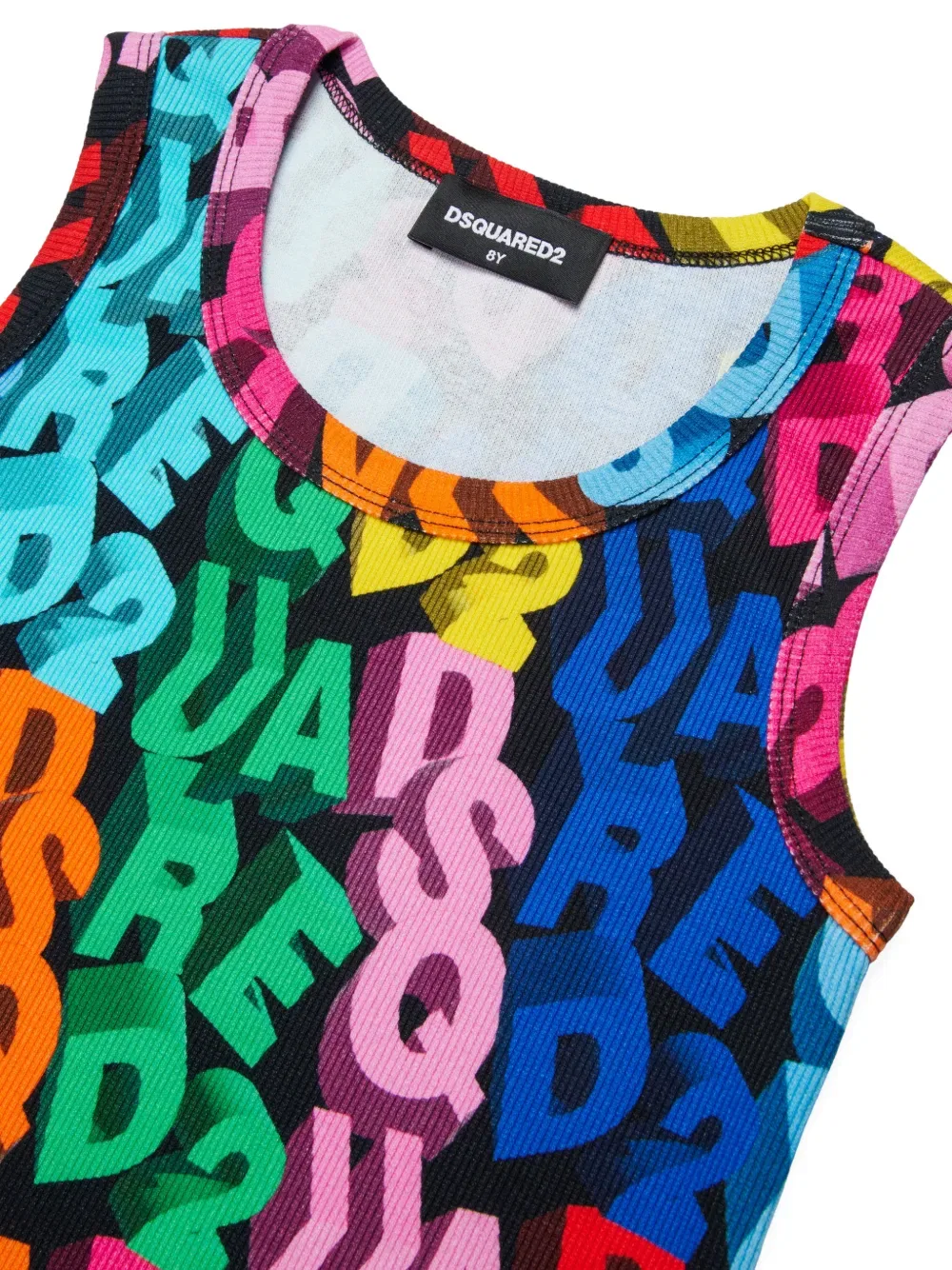 Майка с графическим рисунком Dsquared2 Kids, черный — фото 3
