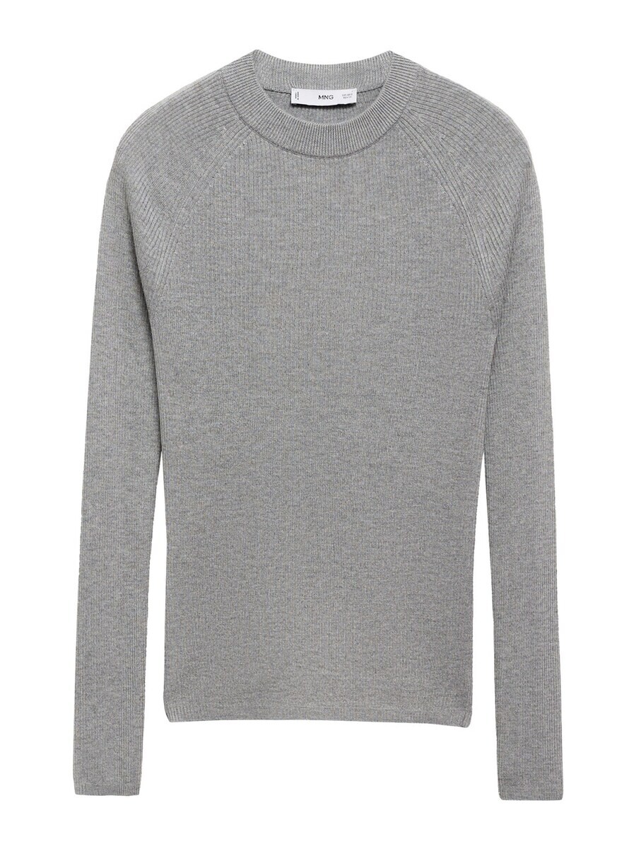 

Тонкий вязаный свитер MANGO Sweater LUCCAMIL, пятнистый серый