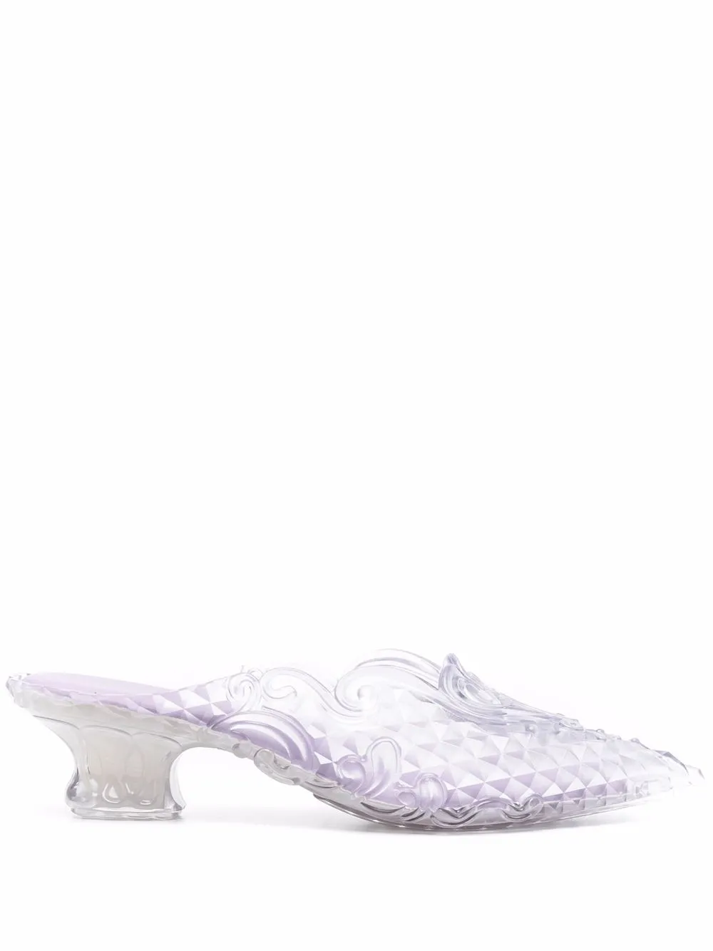 Фактурные мюли Melissa, серый