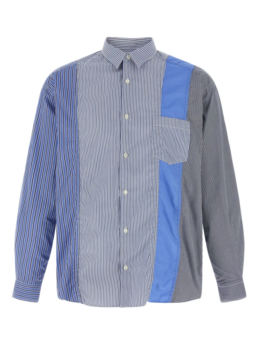 

Рубашка из лоскутков Comme des Garçons Homme, синий