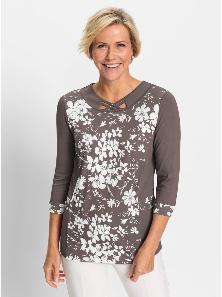 

WITT WEIDEN Футболка 2-в-1 бежевого цвета, Бежевый, WITT WEIDEN Футболка 2-в-1 бежевого цвета