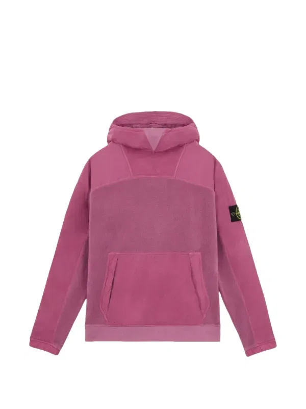 Худи с нашивкой логотипа Stone Island, розовый