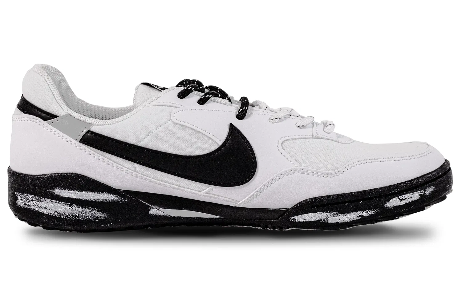 Кроссовки кастомные с рисунком Nike Terra Manta Black White — фото 4