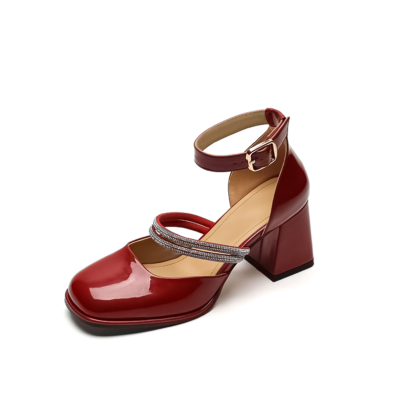 

Туфли женские повседневные Women's Casual Shoes Women's Zi Xiao, цвет Burgundy