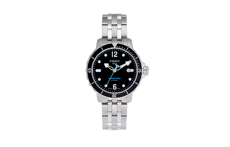 

TISSOT Часы Starfish Collection Automatic Mechanical Movement Men's Watch Watch 42mm Black Dial T066.407.11.057.00