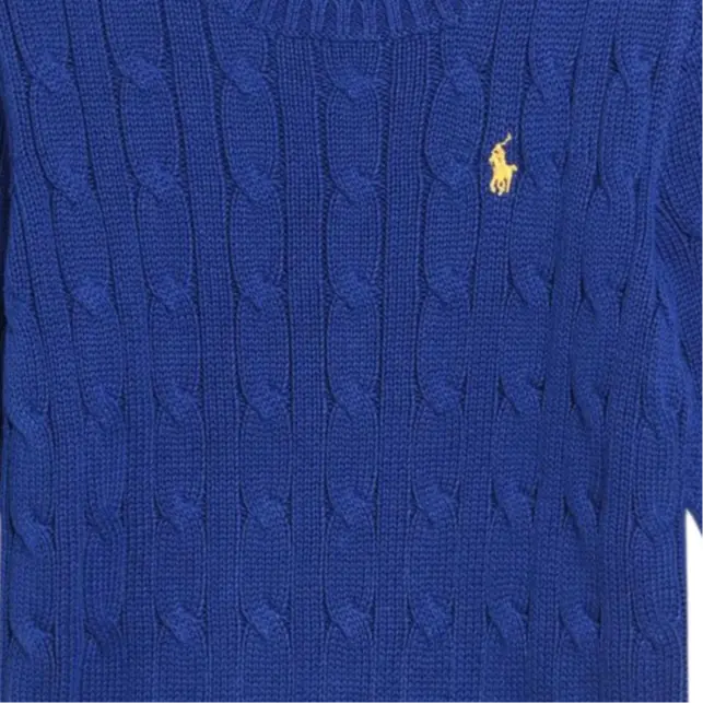 Polo Ralph Lauren Детский кабельный свитер из хлопка — фото 3