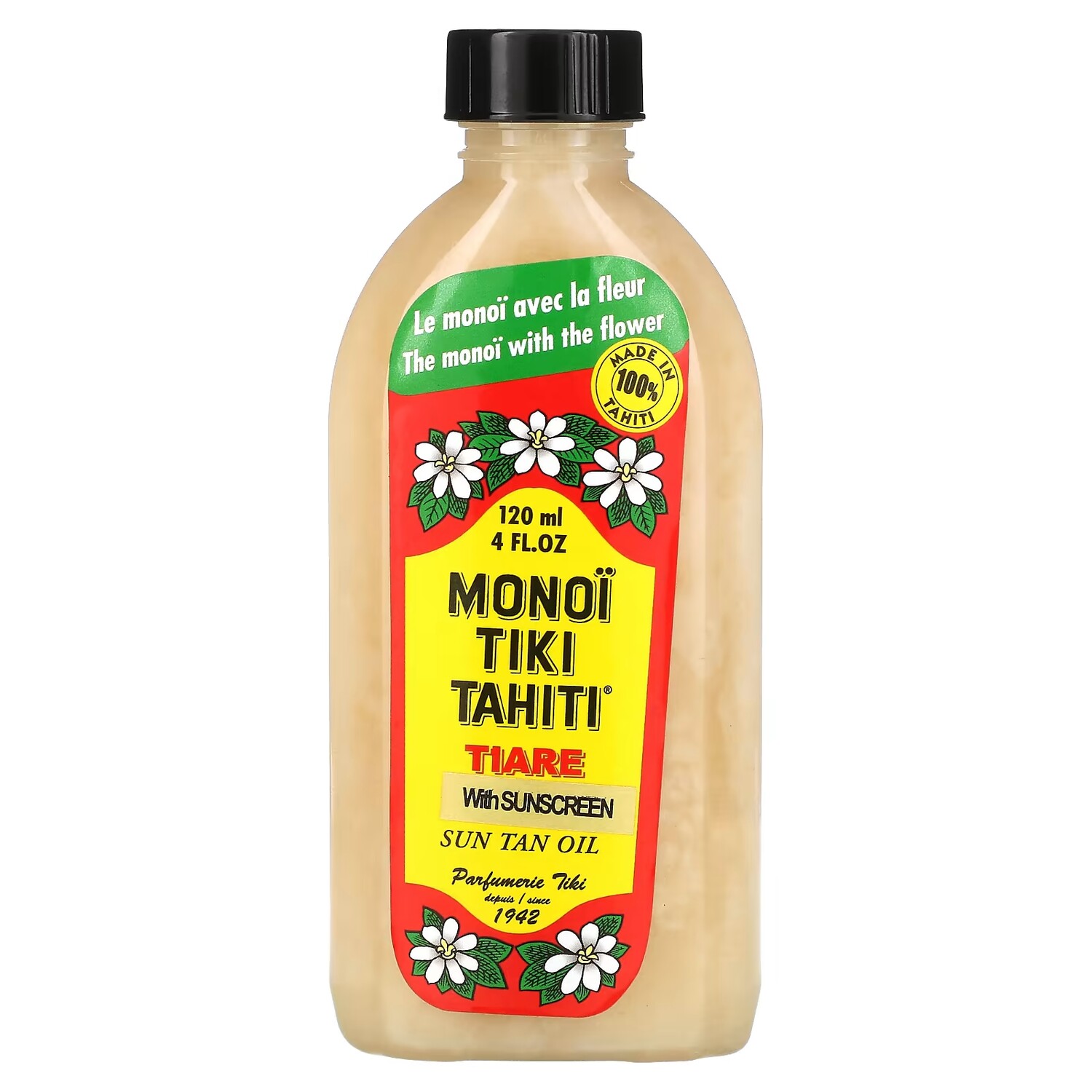 

Масло для загара Monoi Tiare Tahiti с солнцезащитным фильтром