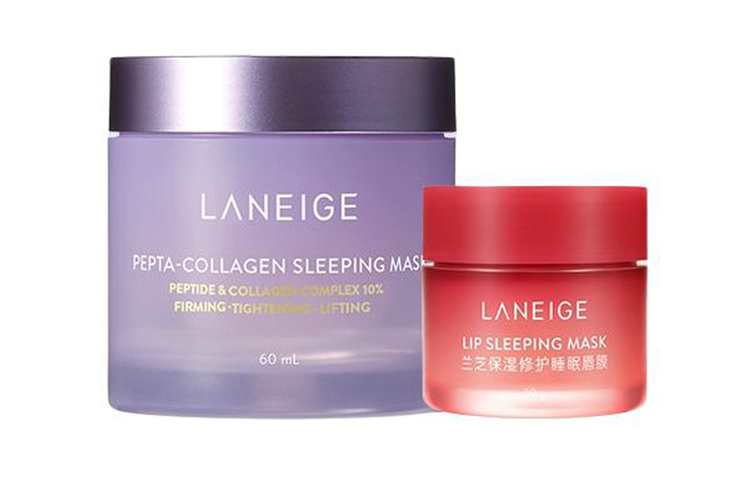 LANEIGE Lanzhi Night Owl Purple сонная маска для лица набор для ухода за кожей увлажняющий и восстанавливающий 60мл+20мл — фото 2