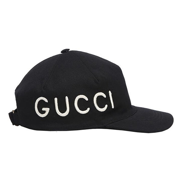 

Бейсболка love logo embroidered hat 'black' Gucci, черный