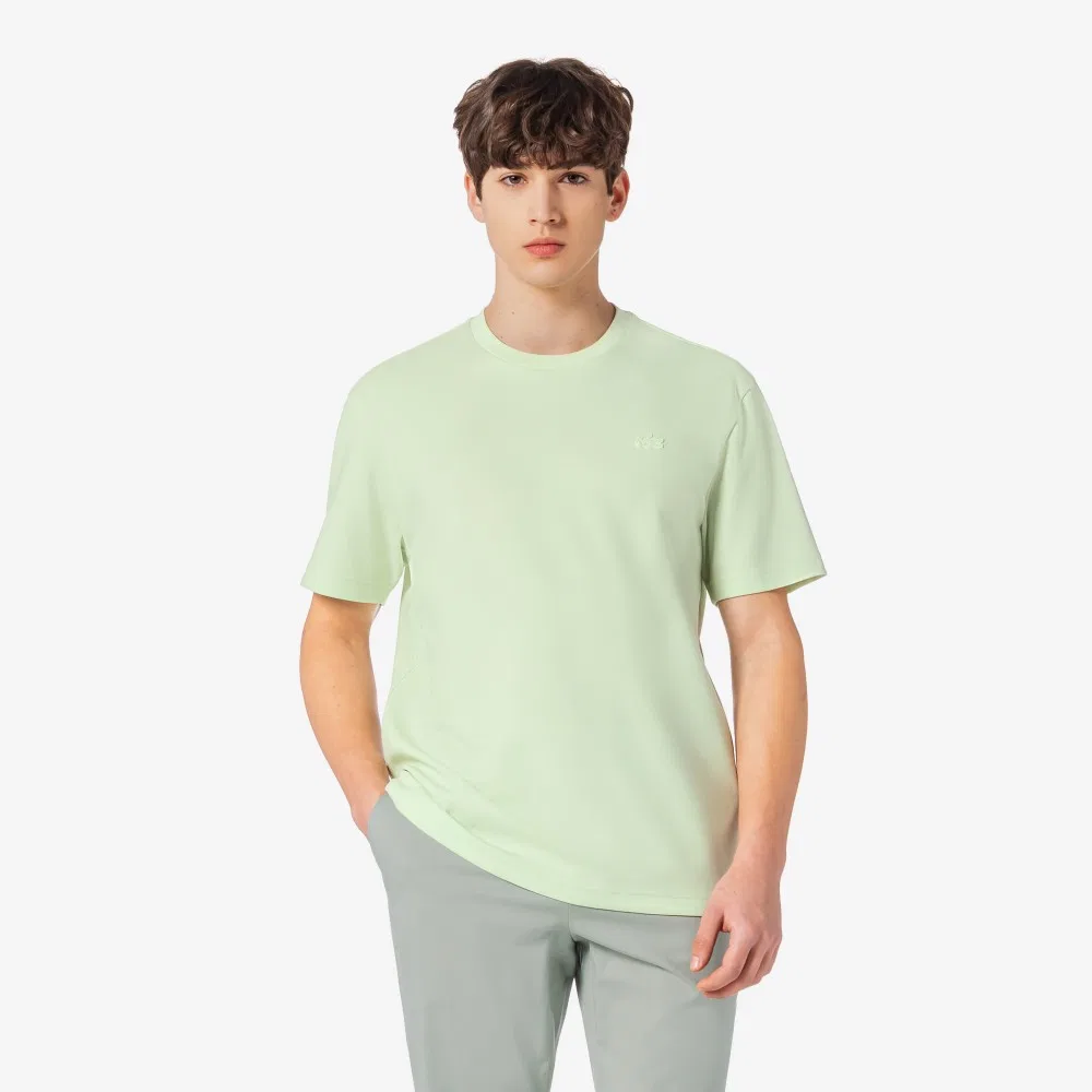 Футболка мужская Lacoste базовая, светло-зеленый — фото 4