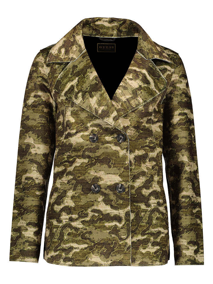 

Куртка Guess, цвет Grün/Beige