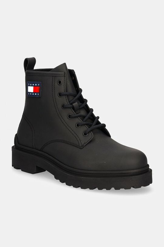 

TJM LEATHER LACE UP BOOT кожаные туфли Tommy Jeans, черный