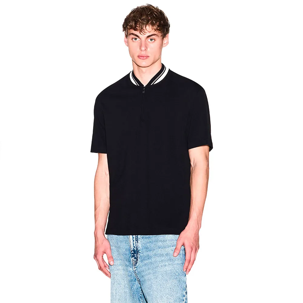 

Поло с коротким рукавом Armani Exchange XM001764_AF10366, черный