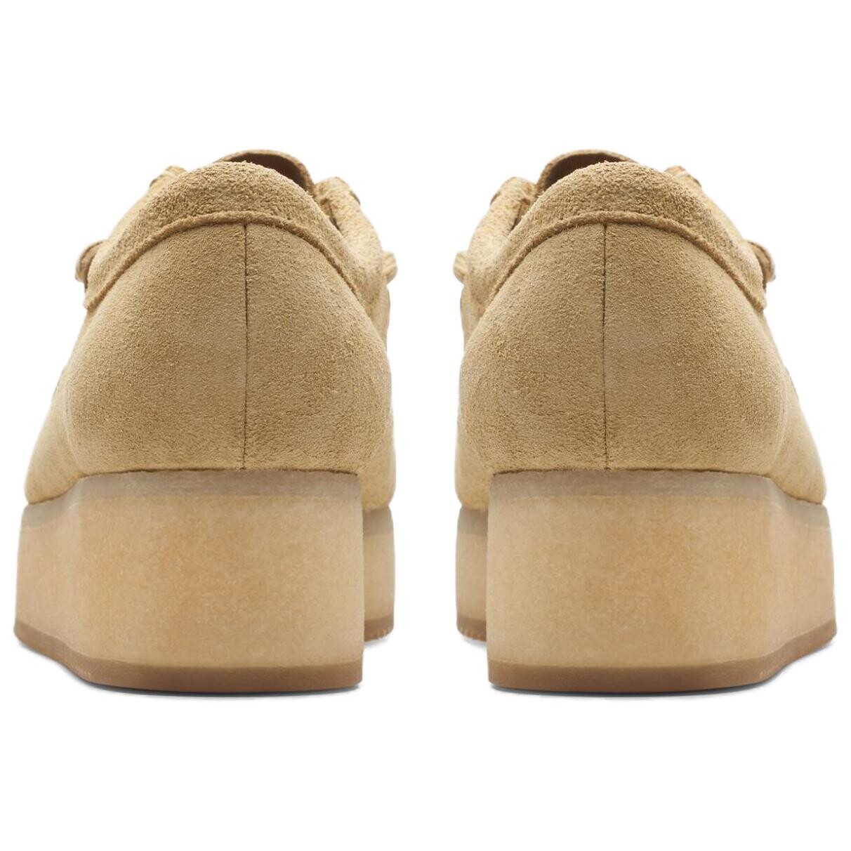 Женские повседневные туфли женские светло-коричневые Clarks — фото 4