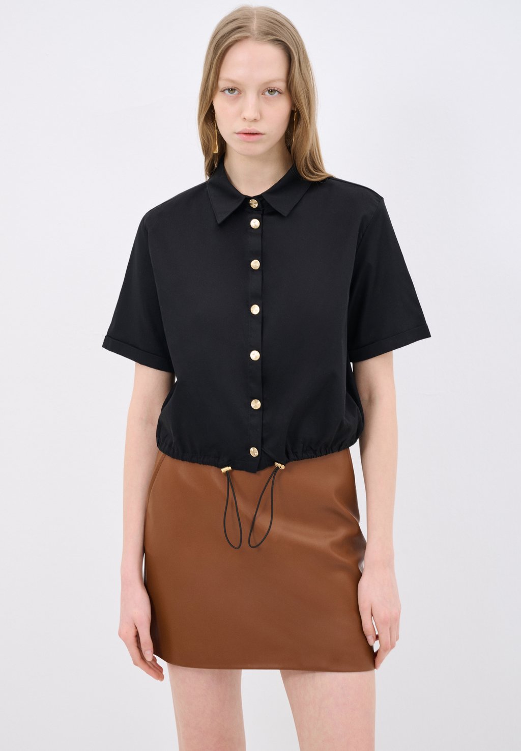 

Рубашка BUTTON-DOWN BLOUSE adL, черный