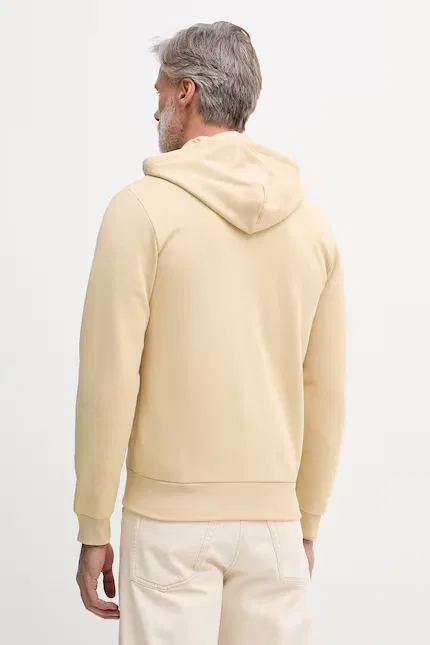 Бежевая кофта на молнии Lacoste — фото 3