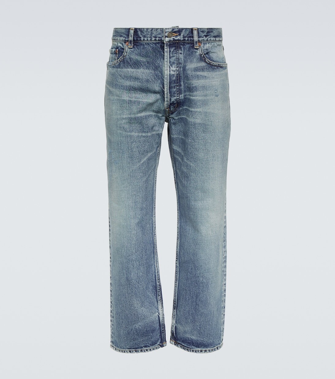 

Мик прямые джинсы Saint Laurent, синий