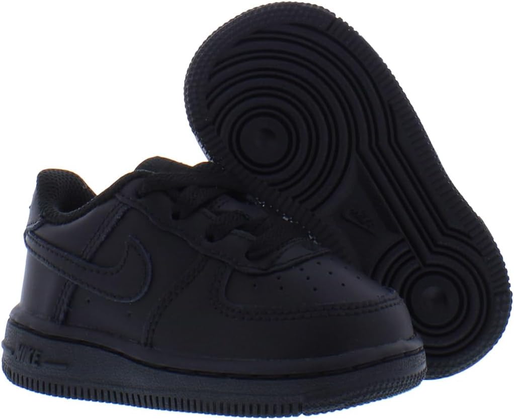 Детские баскетбольные кроссовки Nike Air Force 1 (GS), черный — фото 2