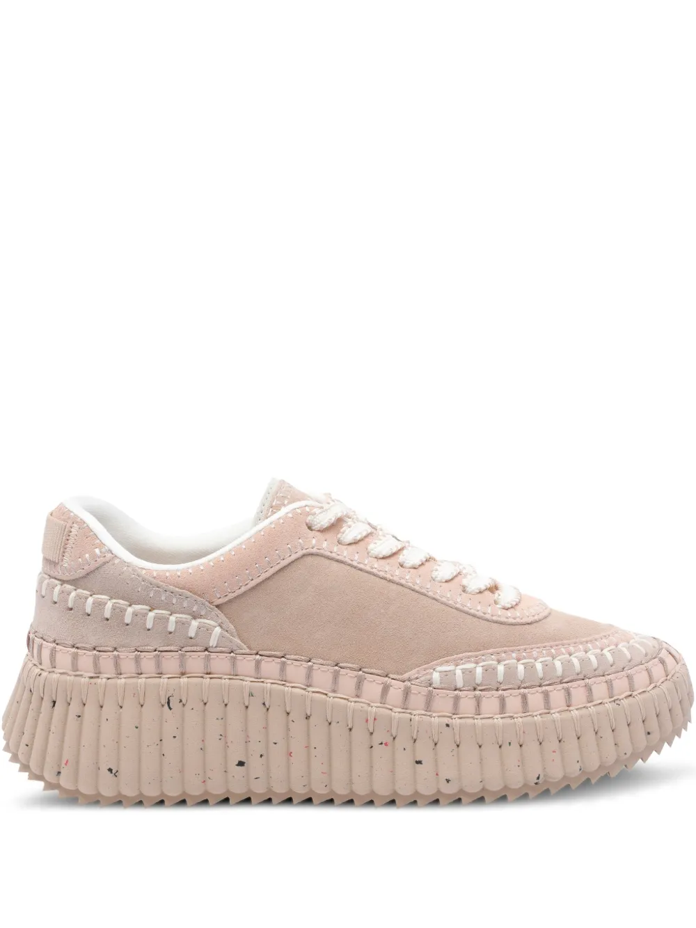 Кроссовки Nama на платформе CHLOÉ, розовый