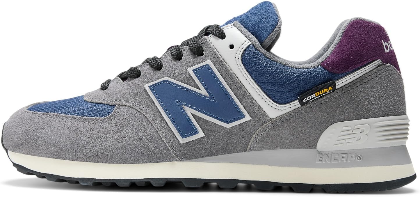 Кроссовки New Balance Unisex-Adult 574 V2, синий/серый — фото 3