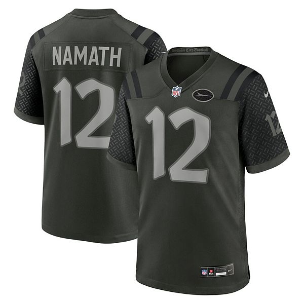

Мужская футболка Joe Namath Gotham Green New York Jets 2025 Rivalries Collection Nike
