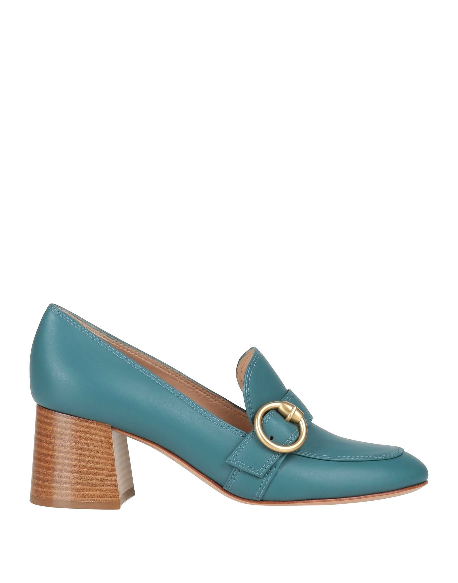Лоферы Gianvito Rossi, глубокий бирюзовый