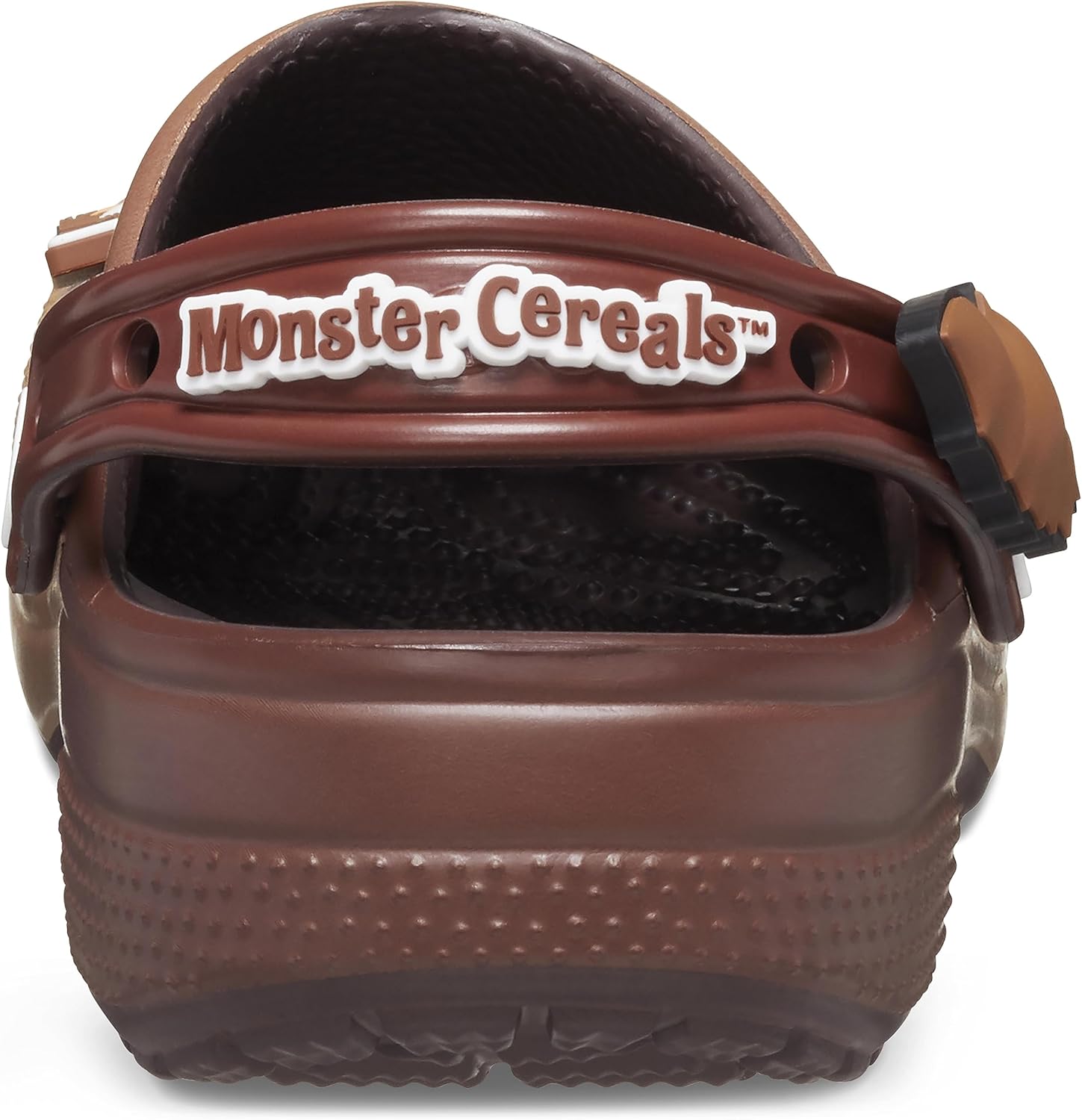 Кроксы унисекс для взрослых с рисунком хлопьев Monster от General Mills, обувь на Хэллоуин Crocs, шоколадный — фото 2